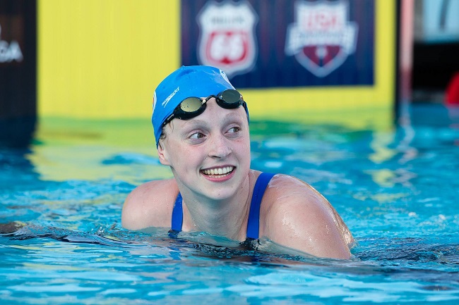 Katie Ledecky Feels The Sting of a First Olympic Loss